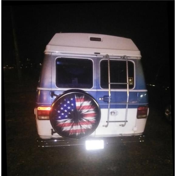 Spare Tire Covers for Jeep RV Trailer SUV Truck 15 Inch for Diameter 27"-29" - Picture 1 of 7